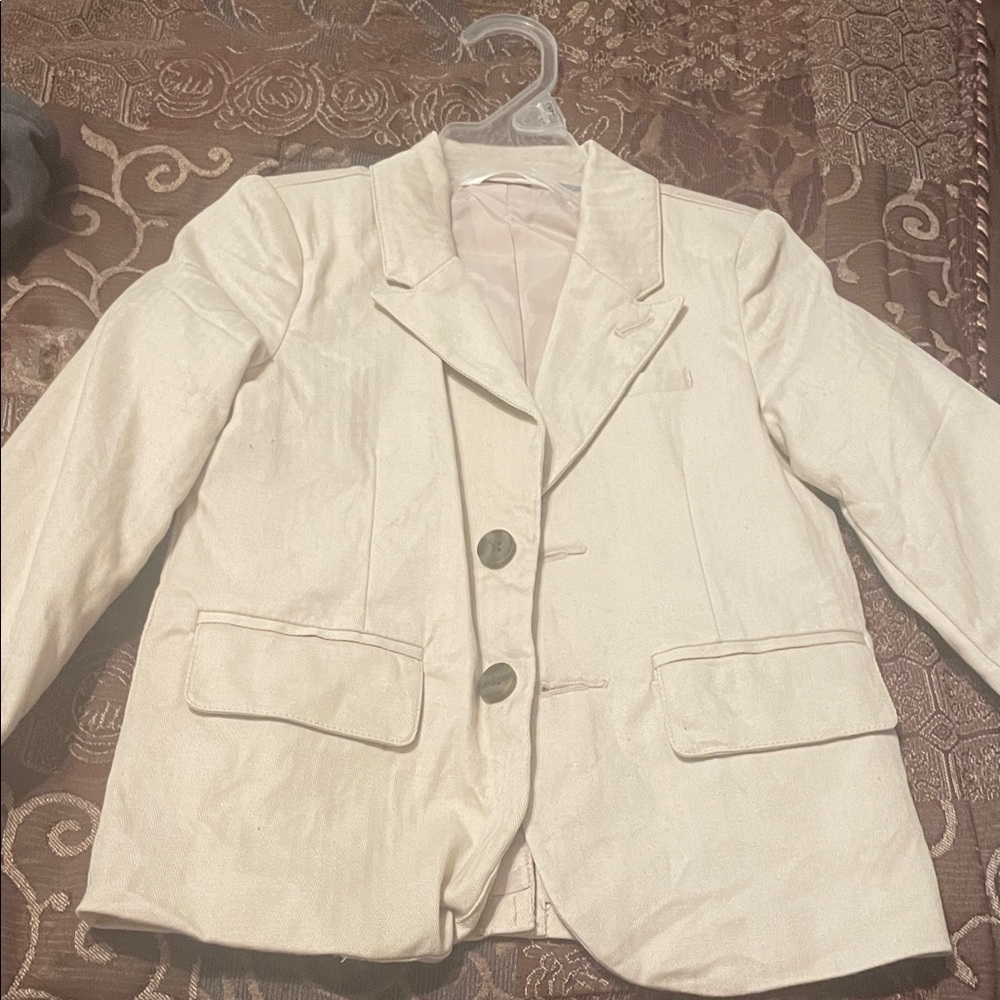 Cat & Jack Cream Kids Blazer